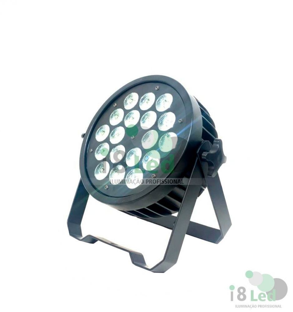 Ilumina O Refletor Par Leds Cree W Rgbwa Uv Slim Ferro